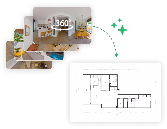 Save time and resources with automatic floor plans