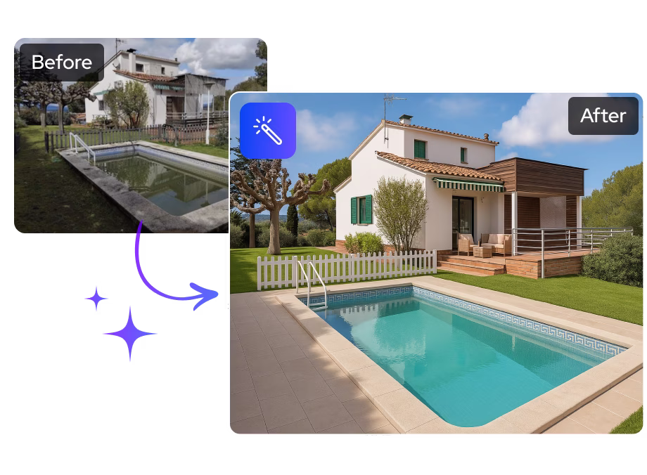 Turn any real estate photo into its best version